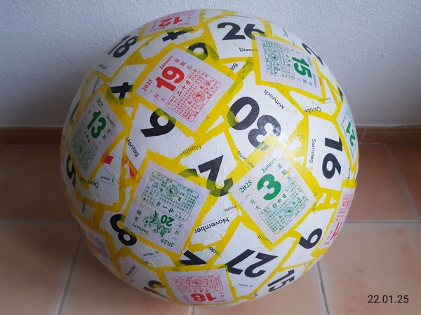 Mappemonde le 22 janvier 2025
